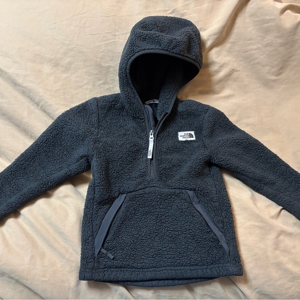 The North Face Kids Charcoal Fleece Hoodie
